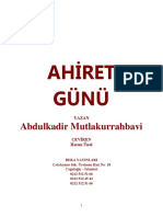 AHİRET GÜNÜ - Abdulkadir Mutlakurravi