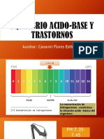 Equilibrio Acido-Base y Trastornos .