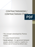Contractarianism / Contractarian Ethics