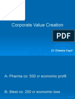 Corporate value creation strategies for competitive advantage