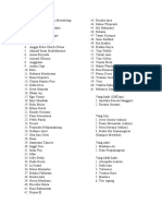 Absensi Metodologi Penelitian 30 Agustus