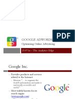 Google Adwords: Optimizing Online Advertising