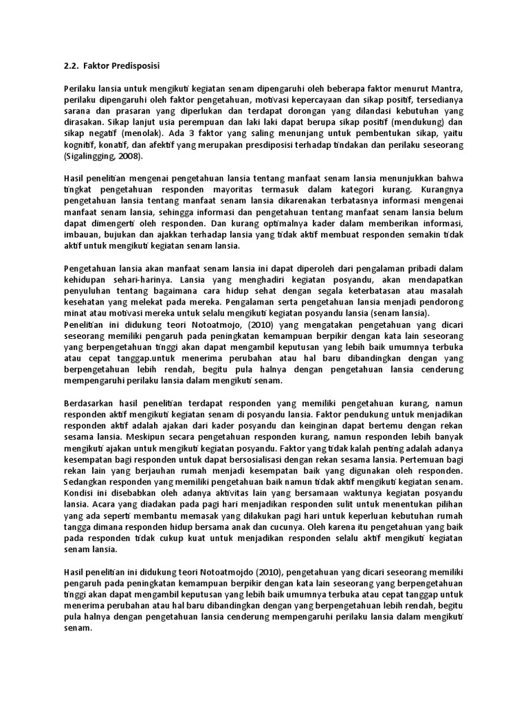 2.2 Faktor Predisposisi PDF