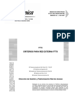 Critérios de diseño de Redes FTTX - 29-11-07