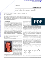 Application of Ferrocene and Its Derivatives in Cancer Researchw