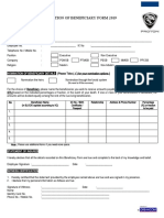 NOMINATION OF BENEFICIARY FORM 2019 English Version