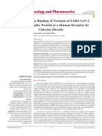 Inhibition of The Binding of Variants of Sars Cov 2 Coronavirus