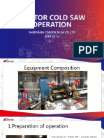 Cold Saw Operation