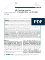 Effects of Worksite Health Promotion Interventions On Employee Diets: A Systematic Review
