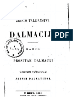 Zrcalo Talijanstva U Dalmaciji