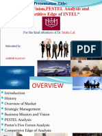 COMPLETE PRESENTATION On PESTEL Analysis and Competitive Analysis of INTEL in Strategic Management