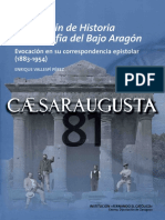 El Grupo Del Boletín de Historia y Geografía Del Bajo Aragón - Evocación en Su Correspondencia Epistolar