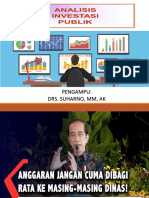 Analisis Investasi Publik