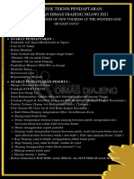 Petunjuk Teknis Pendaftaran Pemilihan Dimas Diajeng Ngawi 2021
