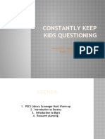 Constantly Keep Kids Questioning Presentation