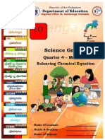 Quarter 4 - : Balancing Chemical Equation