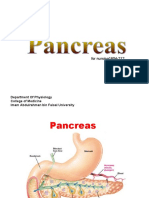 Pancreas regulates blood glucose levels through insulin and glucagon