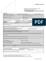 Personal Data Form