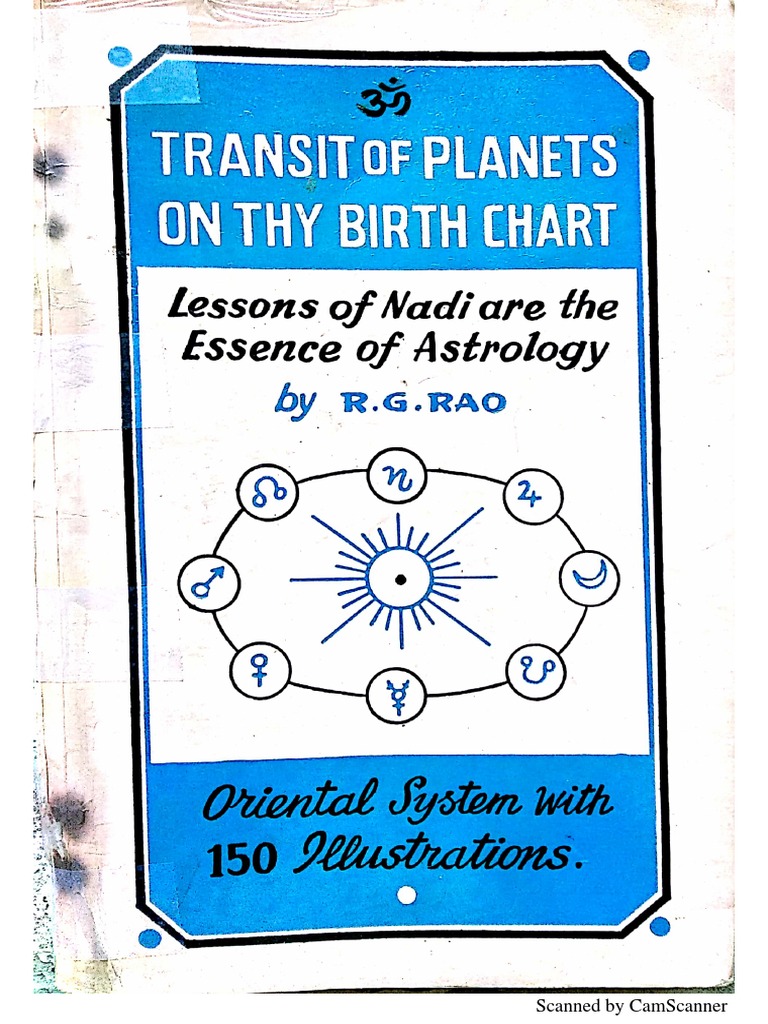 R.G.rao - Transit of Planets On Thy Birthchart | PDF | Western ...