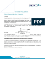 Continuous Process Industries: Direct Steam Injection / Heating