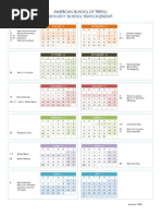 2010-2011 Calendar | PDF | Educational Institutions | Academia