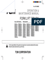Access Forklifts Forklifts Forklift 2 3T CM TCM FG25T3 Operation Manual