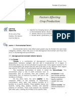 CpSci 101 - MODULE 4 - Lesson 1 Factors Affecting Crop Production