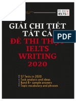 (sample) Giải chi tiết đề thi thật IELTS Writing 2020