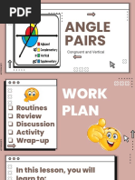 E-Math 8 - Angle Pairs - Congruent and Vertical Angles - Parallel Lines Cut by A Transversal Line