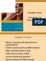 Chapter One: Introduction To Human Relations