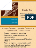 Chapter Two: Improving Personal and Organizational Communications