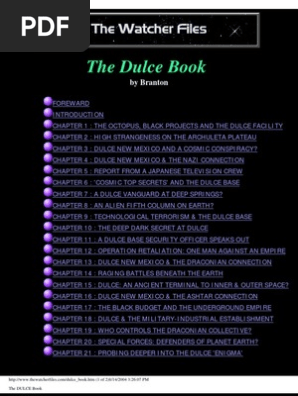 Dulce Book Area 51 Underground