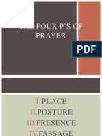 The Four P'S of Prayer