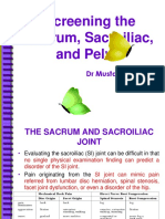 Screening The Sacrum, Sacroiliac, and Pelvis