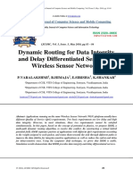 Dynamic Routing For Data Integrity and Delay Differentiated Services in Wireless Sensor Networks