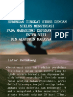 Hubungan Tingkat Stres Dengan Menstruasi (Ibu Ice)