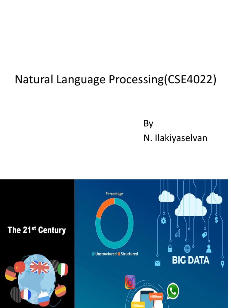 Natural Language Processing (CSE4022) : by N. Ilakiyaselvan | PDF ...