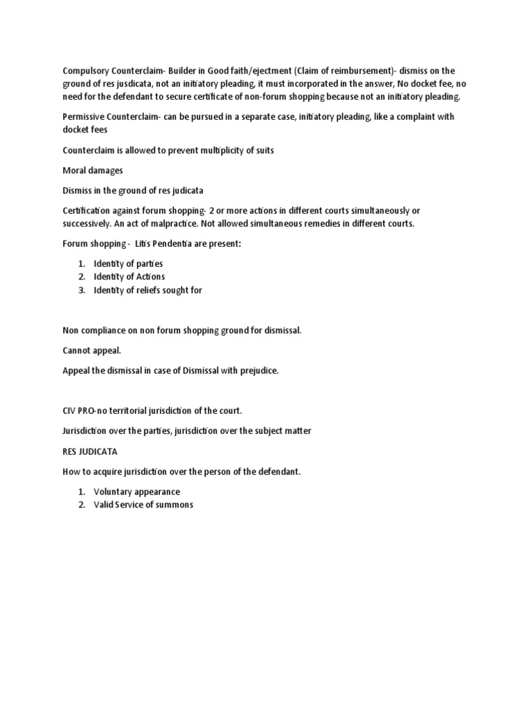 What Is A Compulsory Counterclaim? – YYHN