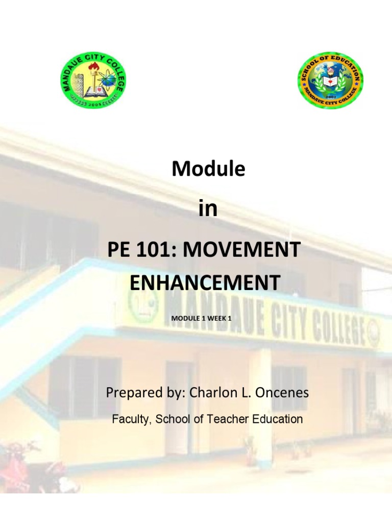 PE 101 Movement Enhancement Module | PDF | Body Mass Index | Obesity