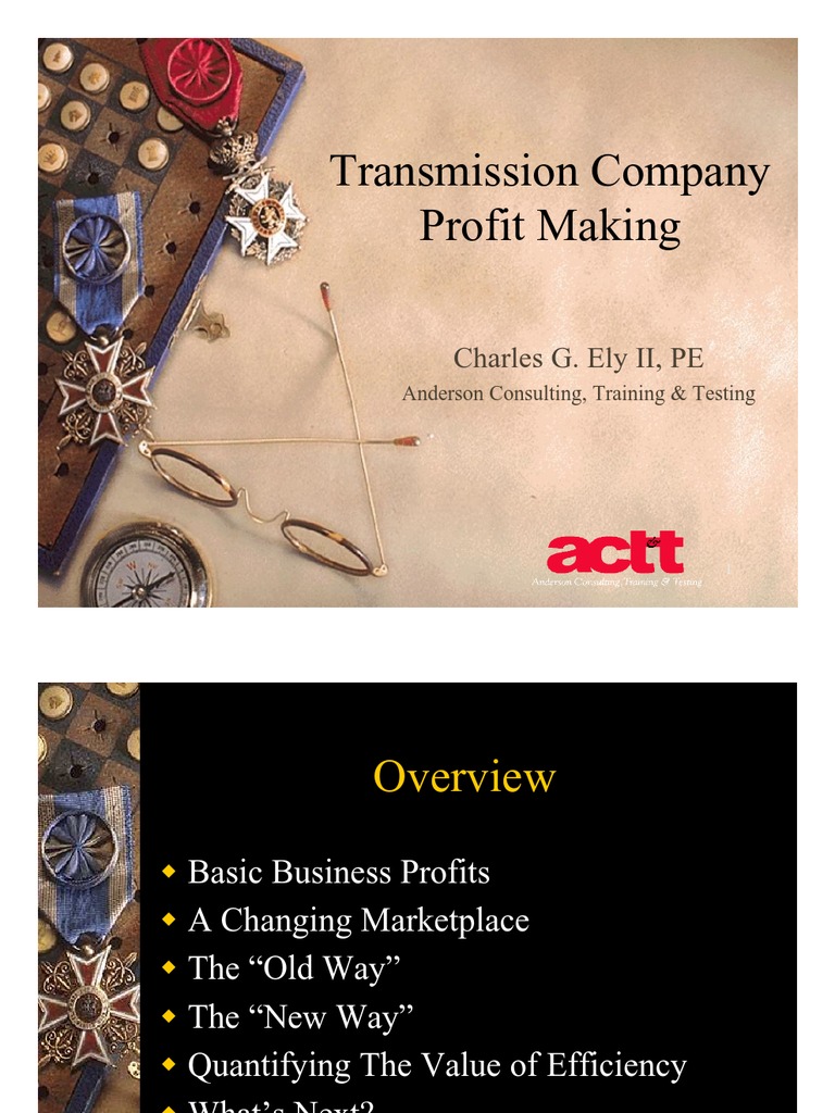 How Transmission Companies Make Money PDF Expense Taxes