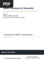 SWOT Analysis of Vinamilk