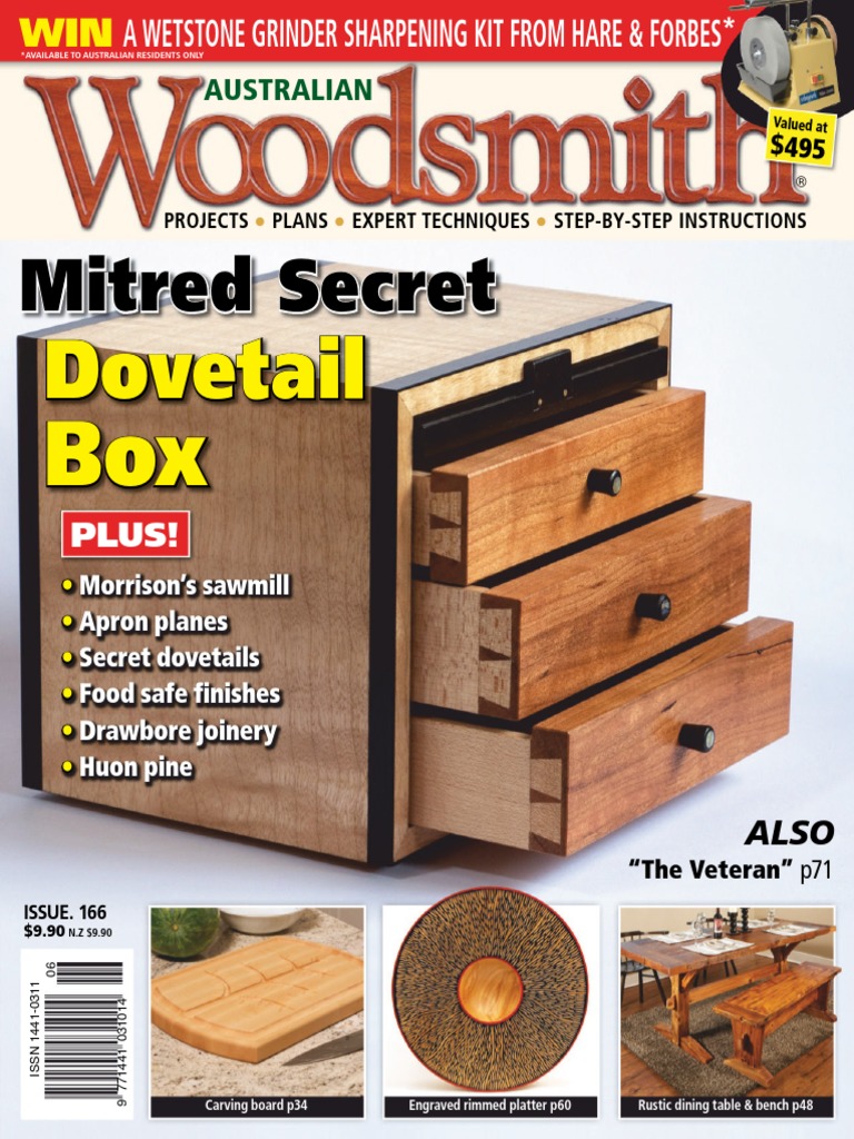 Australian Woodsmith N 166, PDF, Woodworking