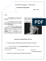 2AS. BOUSEKKINA Anfel. Evaluation Diagnostique