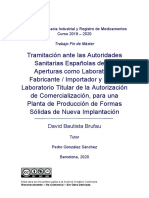 David Bautista Brufau: Master en Farmacia Industrial y Registro de Medicamentos Curso 2019 - 2020