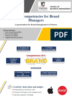 Basic Competencies For Brand Managers