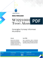 Akuntansi Kerangka Konsep Informasi