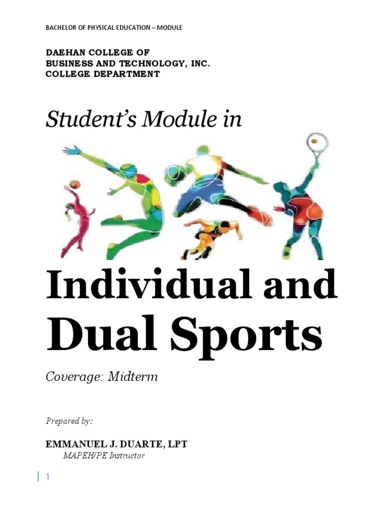 Individual and Dual Sports Overview | PDF | Track And Field | Sport Of ...