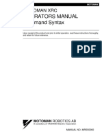 Operator Manual - Command Syntax (MANUAL NO. MRS50060)