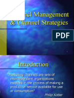 Channel Management & Channel Strategies