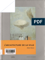 Aldo Rossi L Architecture de La Ville